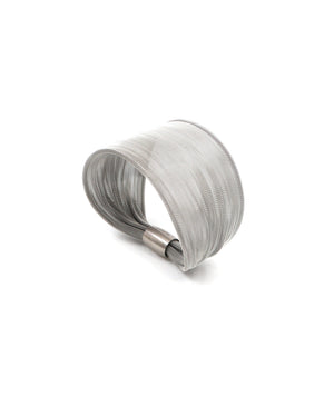 Text bracelet steel