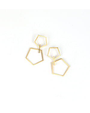 Sisters earrings sterling silver