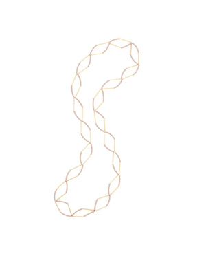 Due a due necklace gold