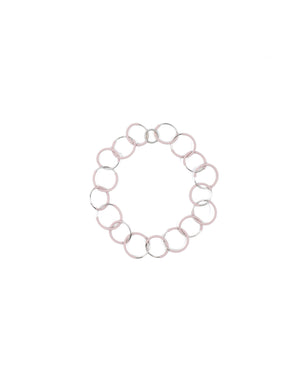 Eclissi necklace rhodium short