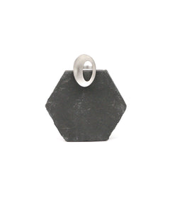 Sidney oval ring sterling silver