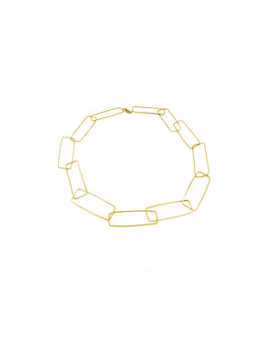 Aria necklace short sterling silver