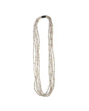 Bamboo necklace long