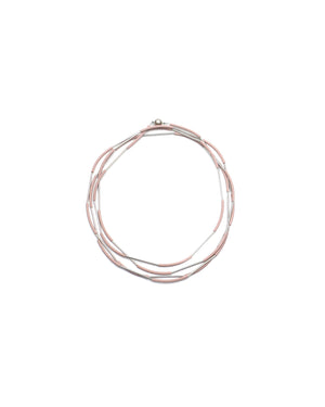 Nerò necklace rhodium