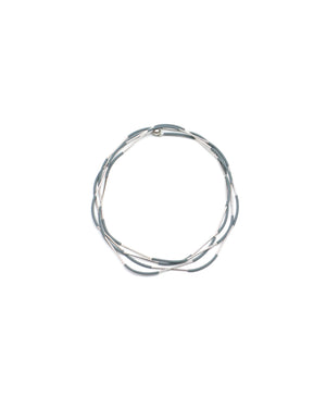 Nerò necklace rhodium