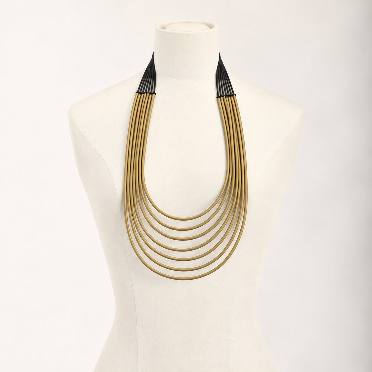 Collana Afrika Round Long, doré