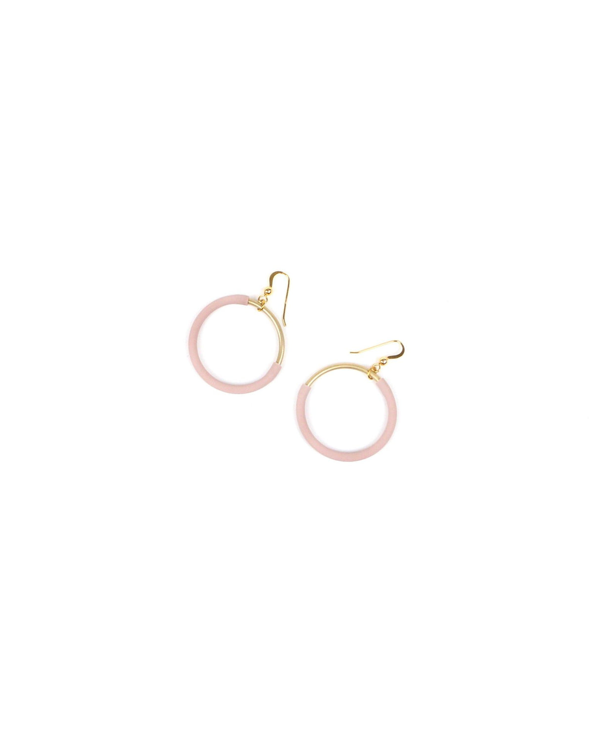 Woman wearing Eclissi Gold Earrings