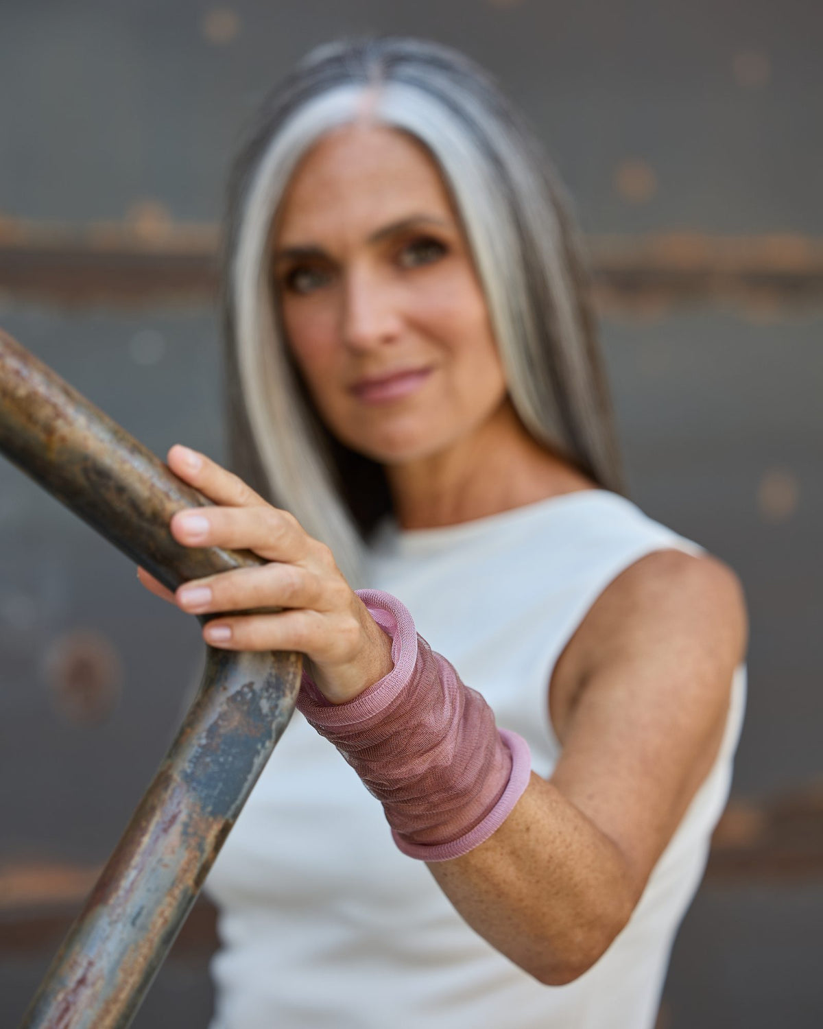 Woman wearing Maya Bracelet
