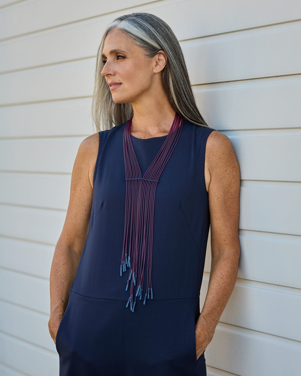 Donna con la Collana Niagara