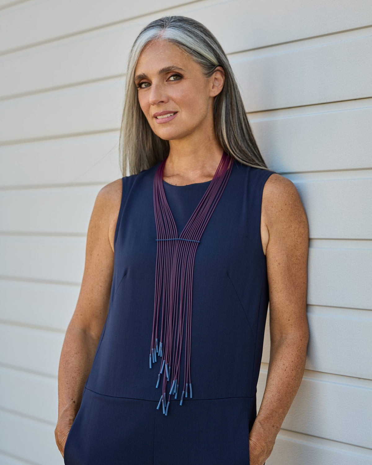 Donna con la Collana Niagara