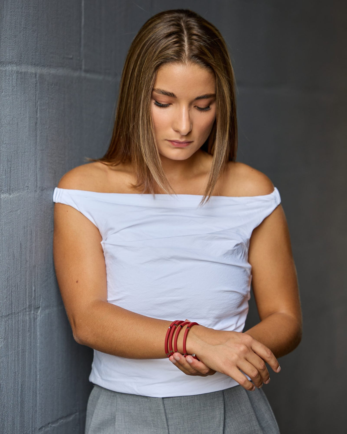Woman wearing Polaris Bracelet