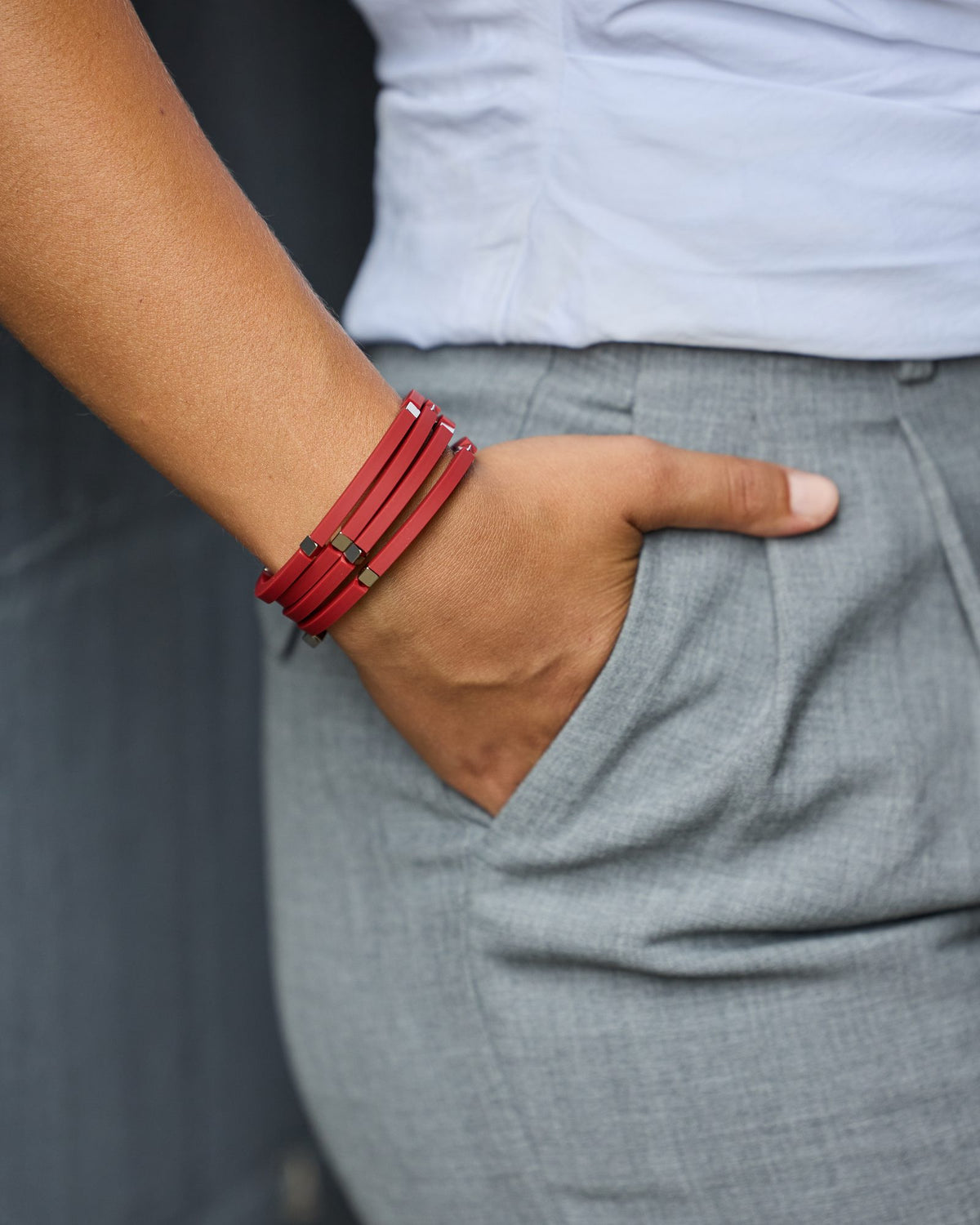 Woman wearing Polaris Bracelet