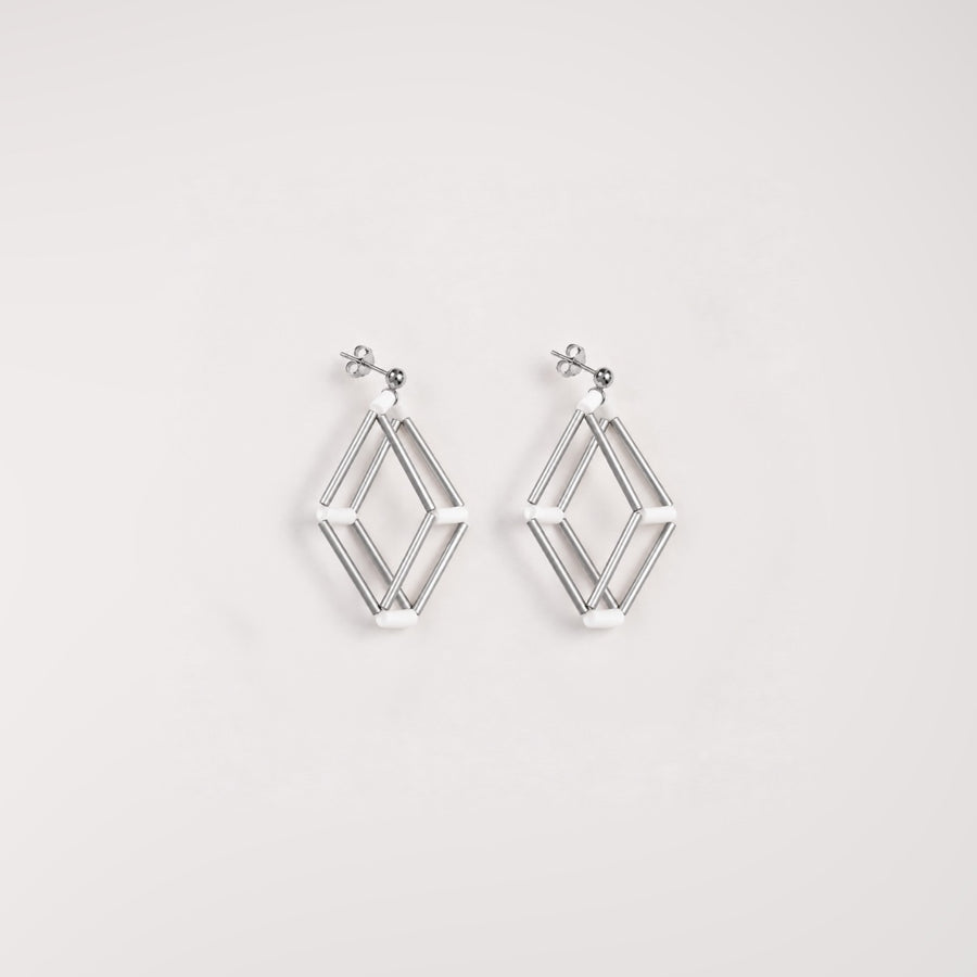 Teorema Rhodium Earrings