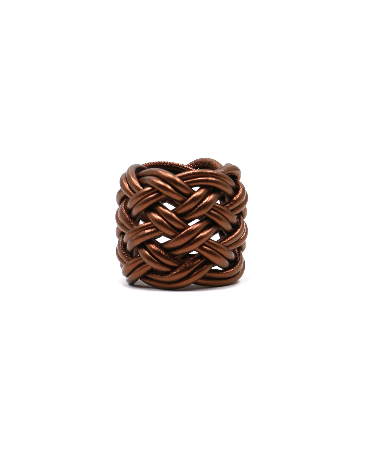 Donna con il Bracciale Turbante Pelle