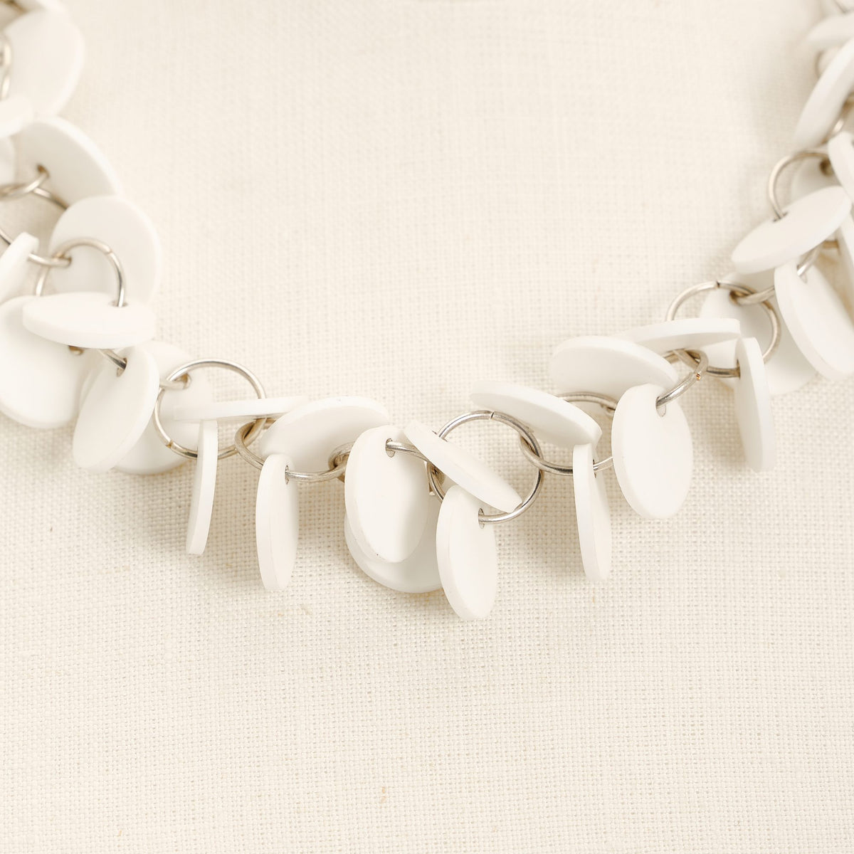 Collana Wings Corta, bianco