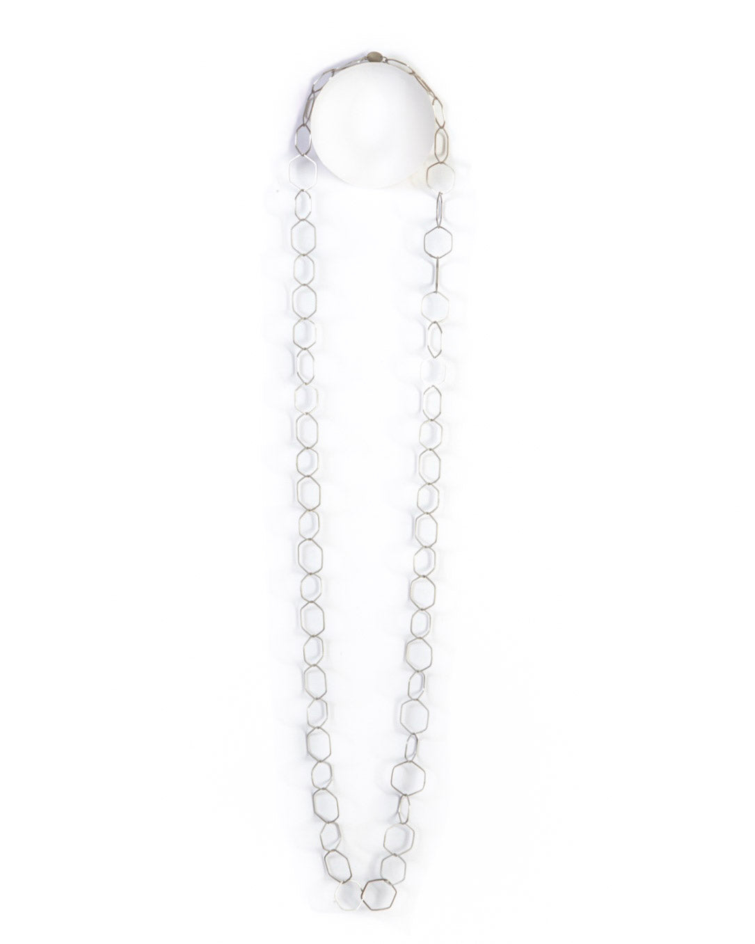 Esa collana lunga argento 925