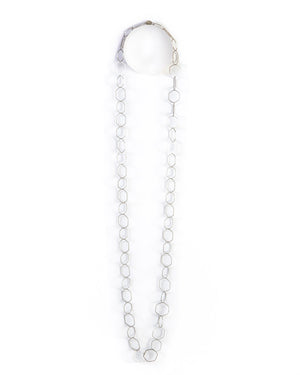 Esa collana lunga argento 925
