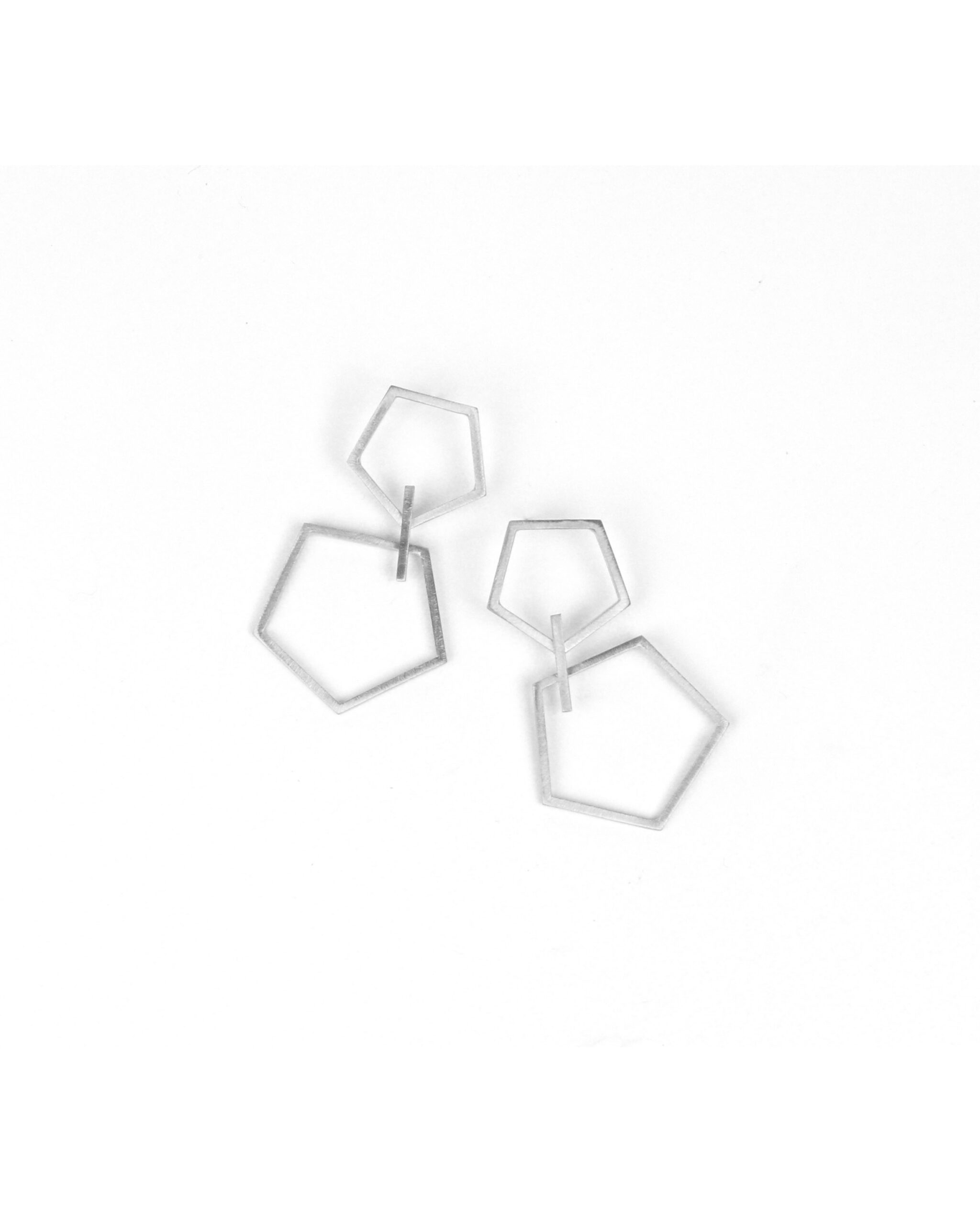 Sisters earrings sterling silver
