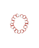 Eclissi collana rodio corta