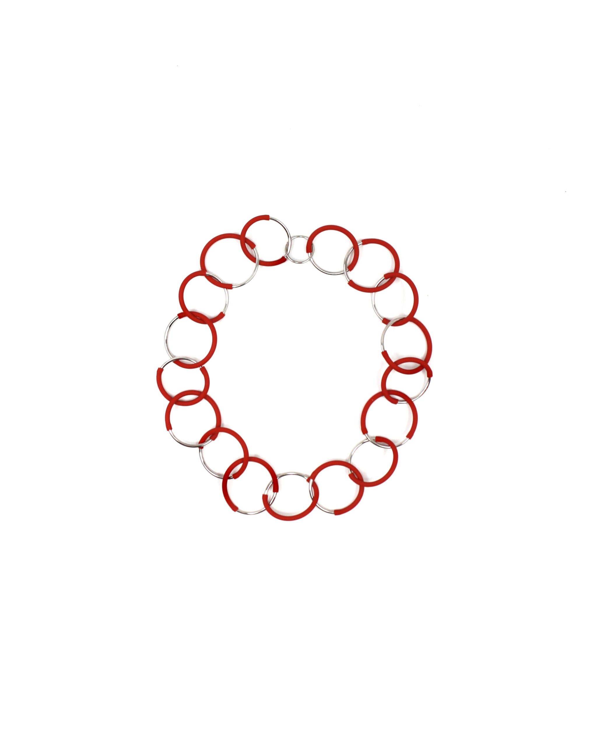 Eclissi collana rodio corta