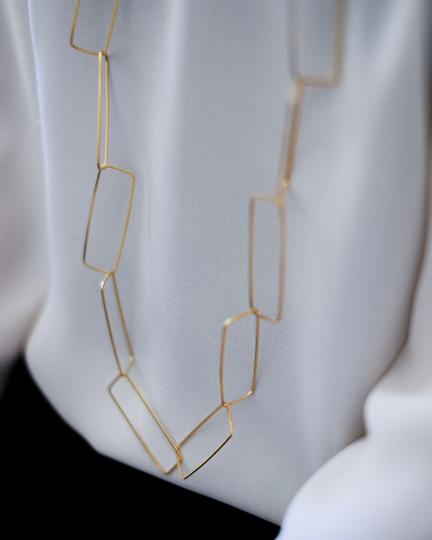 Aria collana lunga in Argento 925