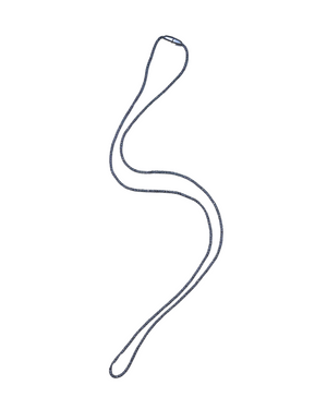 Tre long necklace