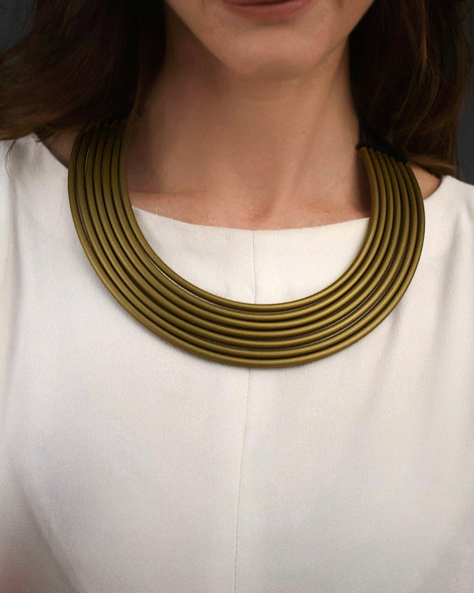Afrika Round necklace short