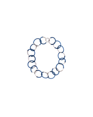 Eclissi necklace rhodium short
