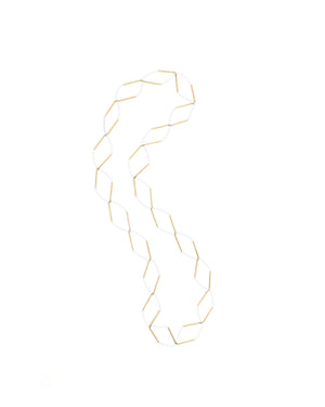 Due a due necklace gold
