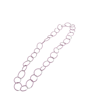 Eclissi necklace rhodium long