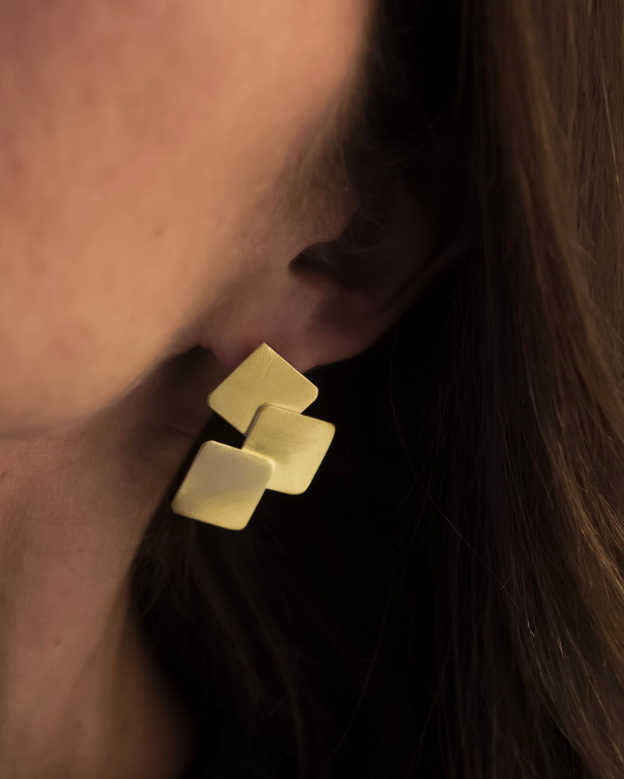 Trifolium earrings sterling silver