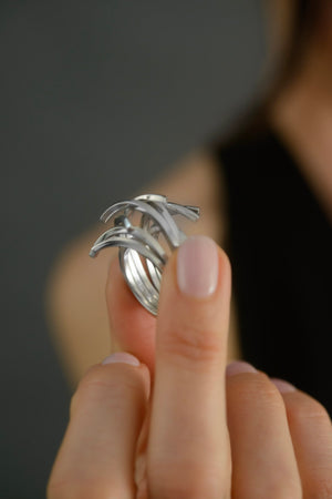 Hong Kong anello argento 925