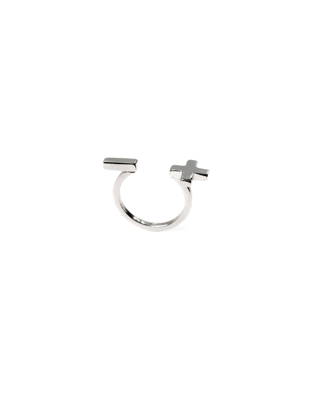 More & Less ring sterling silver