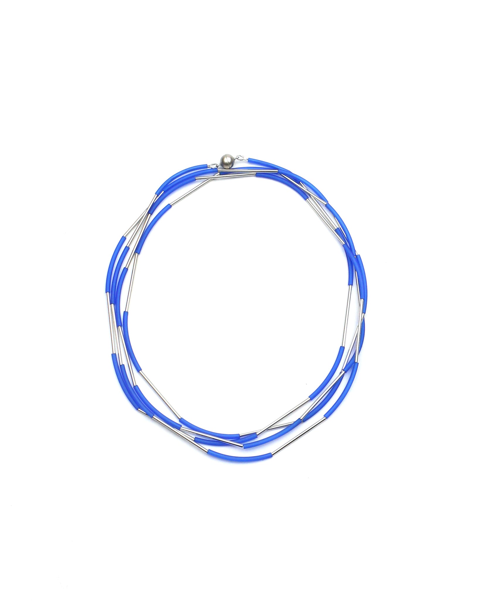 Nerò collana rodio