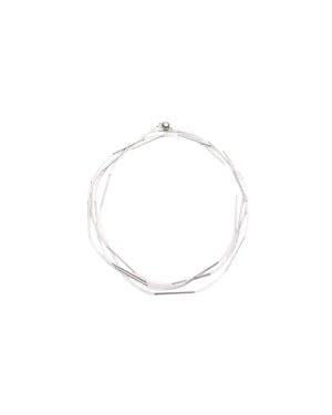 Nerò necklace rhodium