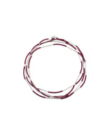 Nerò collana rodio