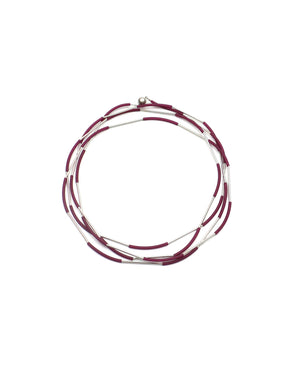 Nerò necklace rhodium