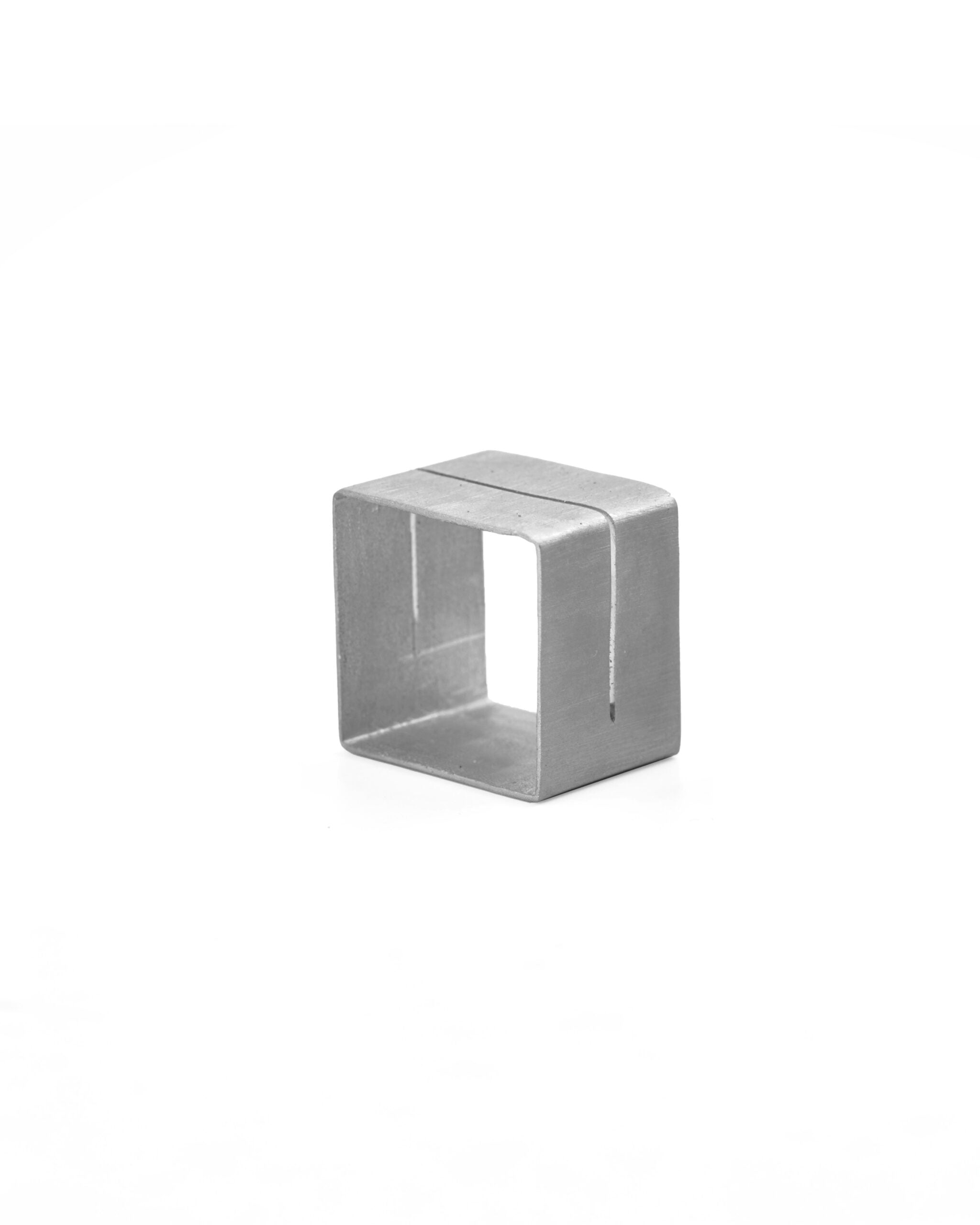 QB anello line argento 925