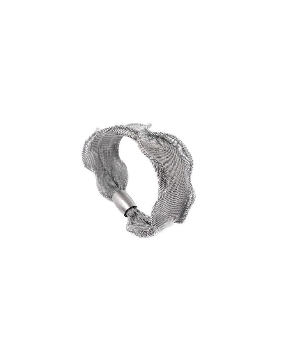 Text Up bracelet steel