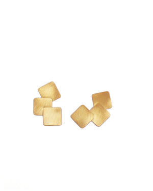 Trifolium earrings sterling silver