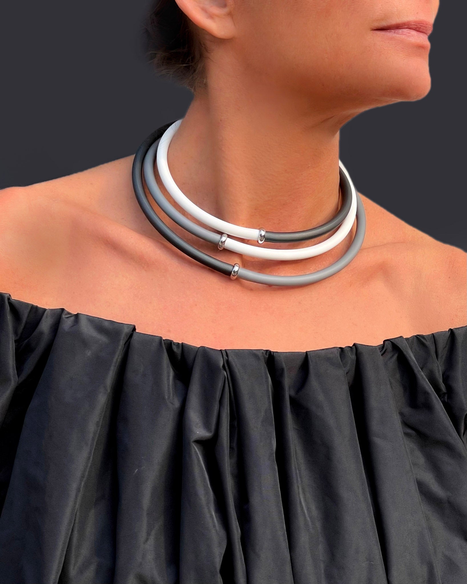 Zoe Rubber collana