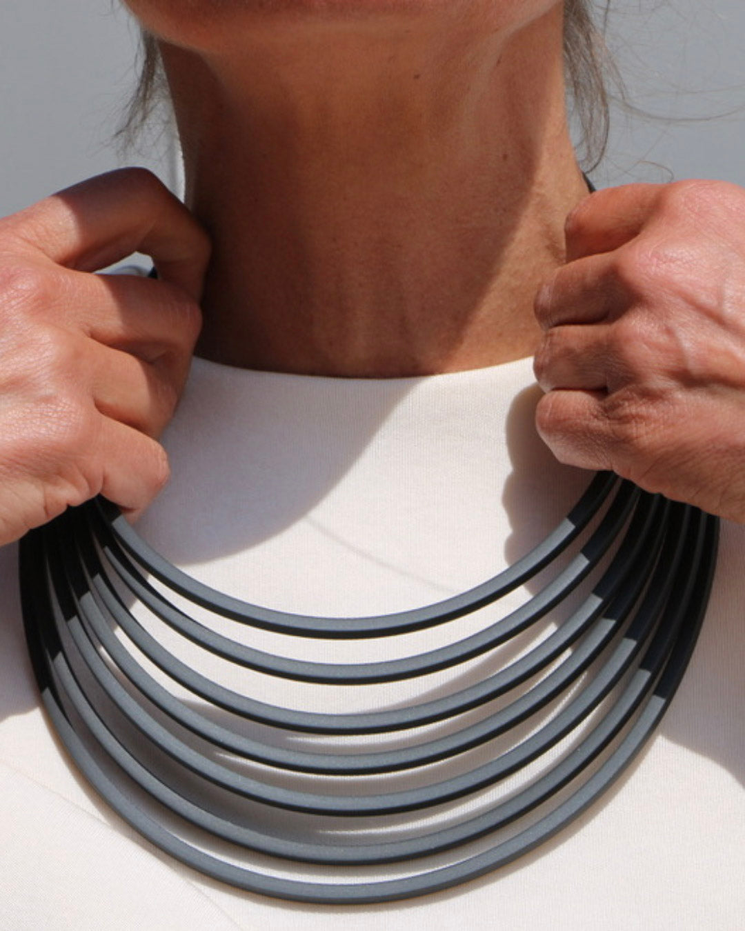 Afrika square collana corta