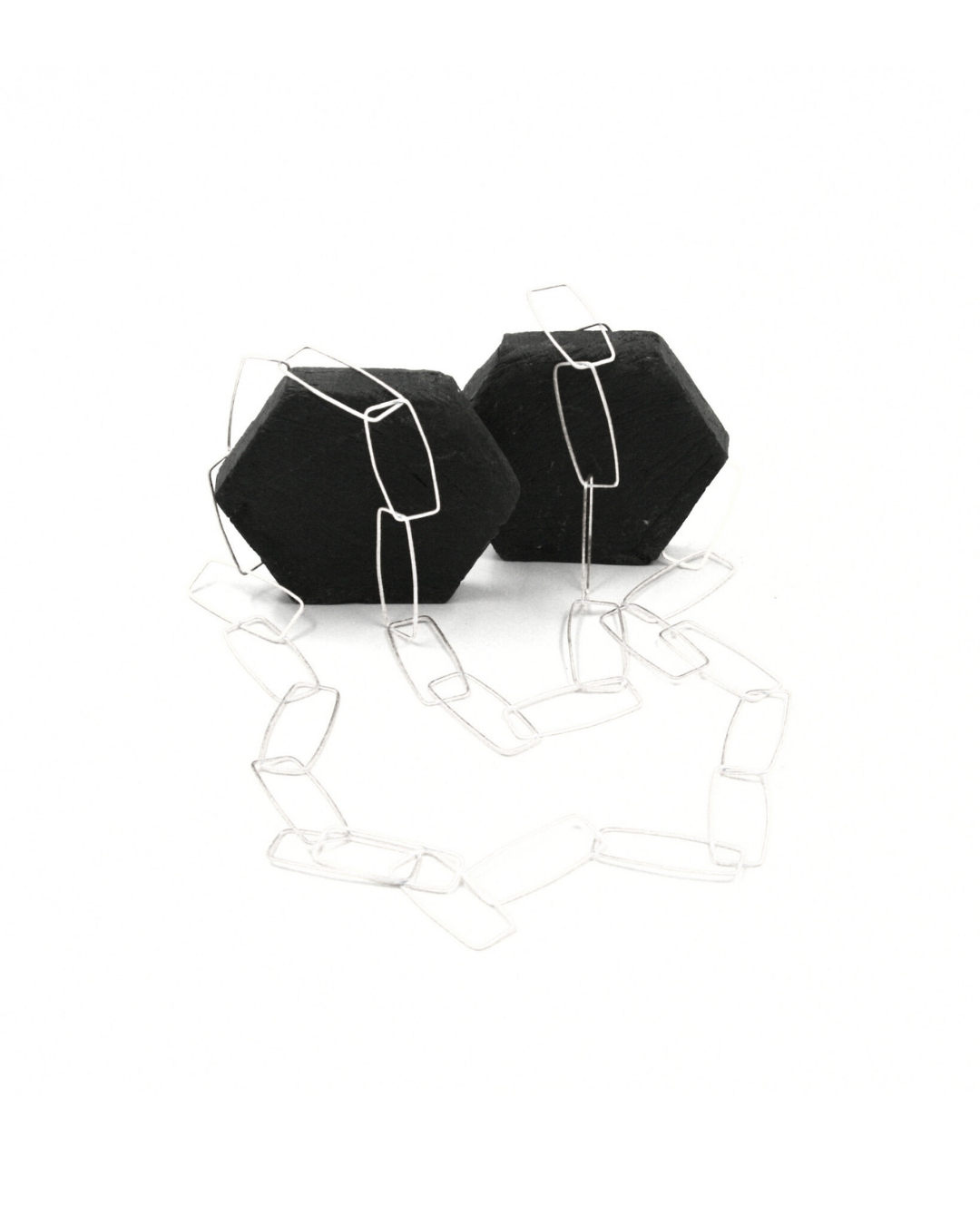 Aria collana lunga argento 925