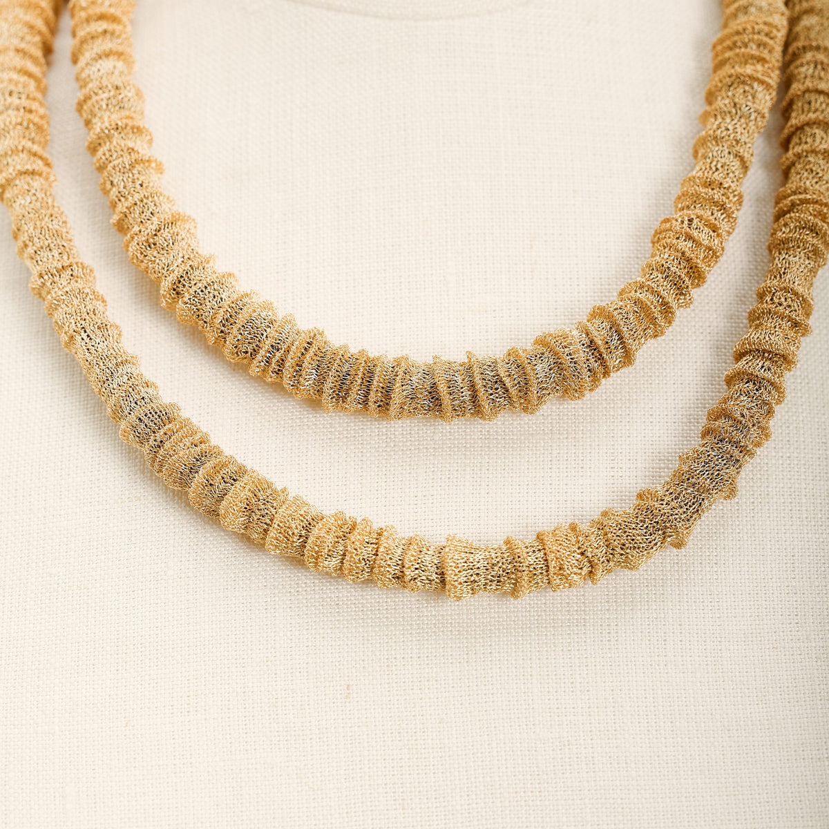 Collana Dafne, oro dorato