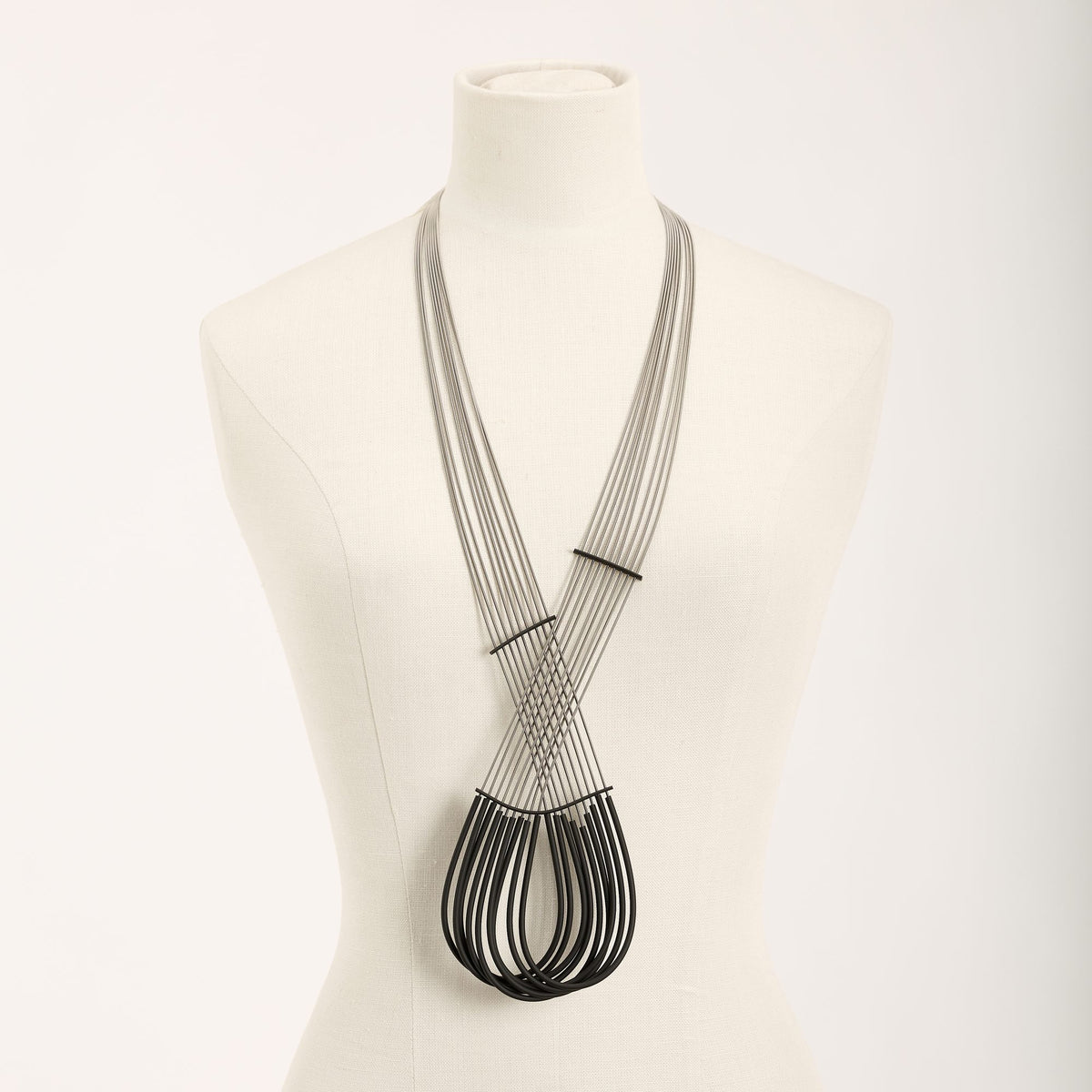 Collana Eco+ Lunga, nero