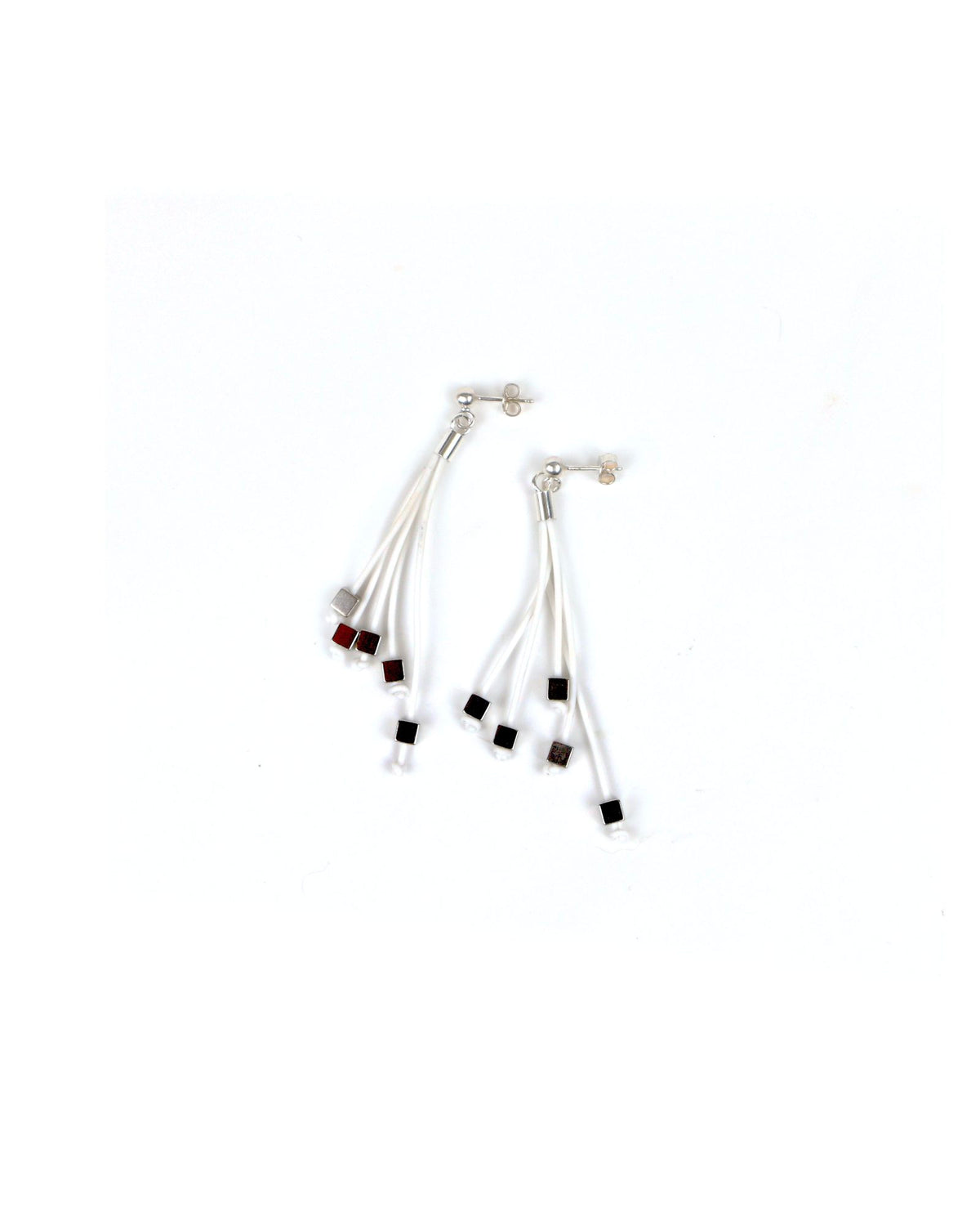 Woman wearing Luce Earrings