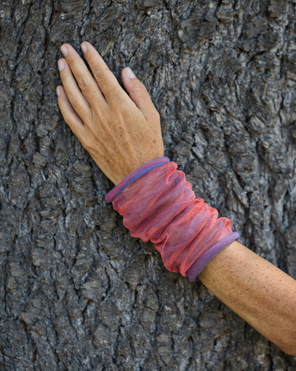Woman wearing Maya Bracelet