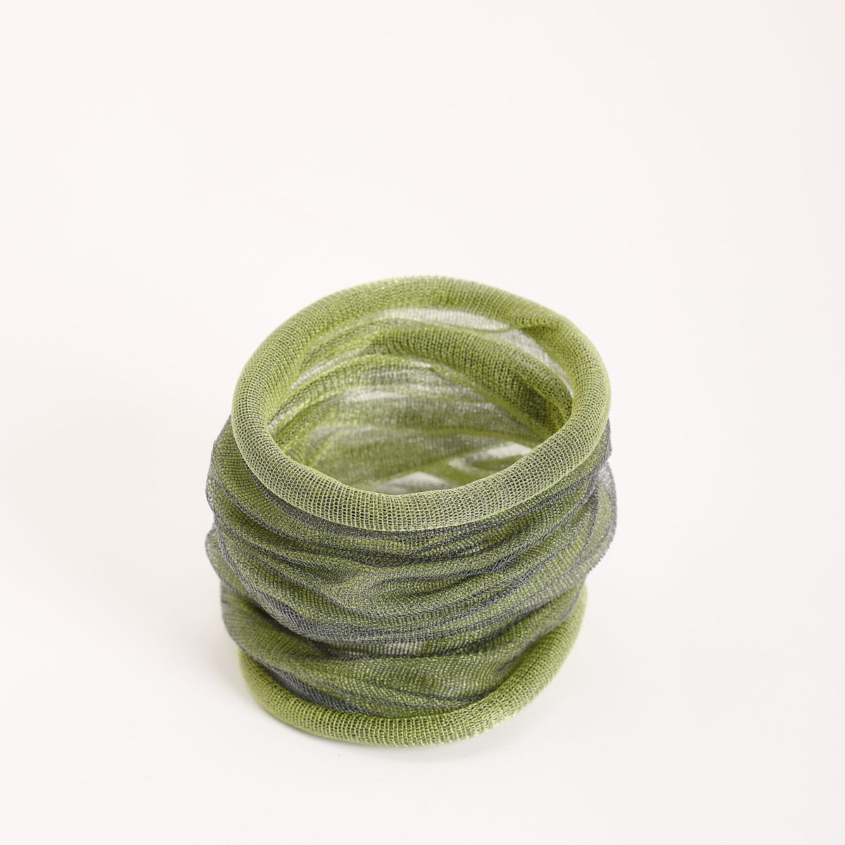 Maya Bracelet, smoke and green