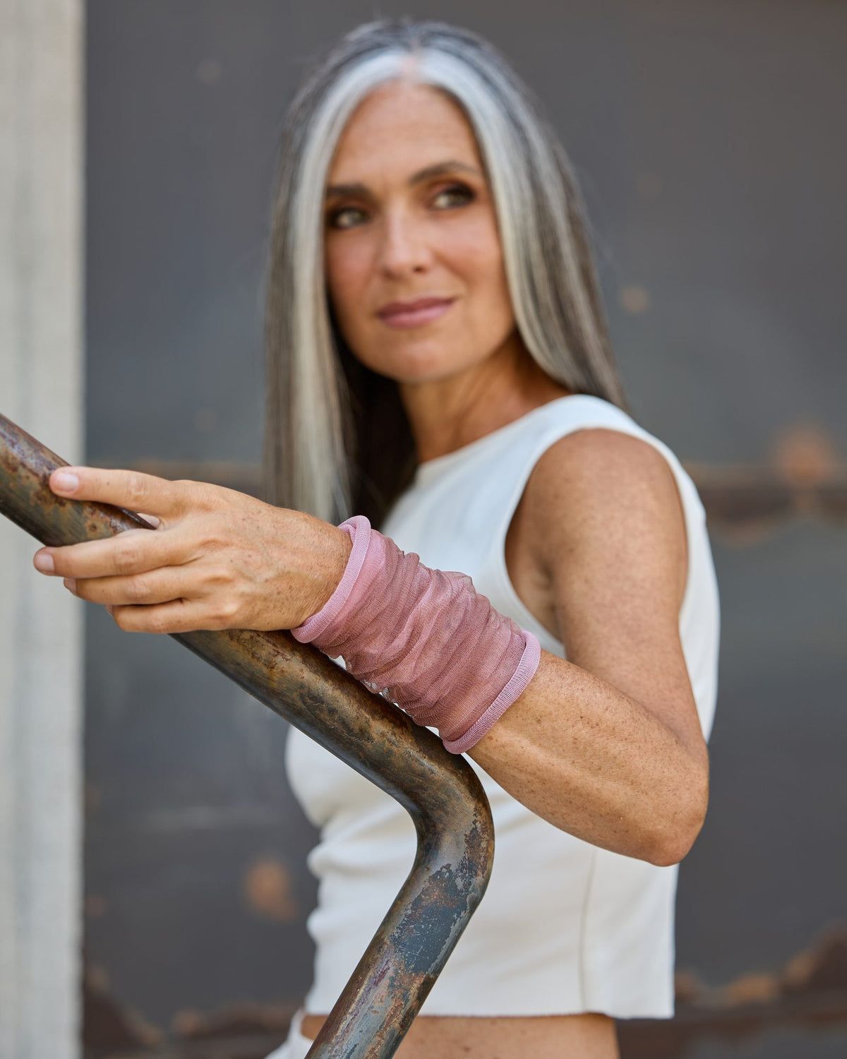 Woman wearing Maya Bracelet