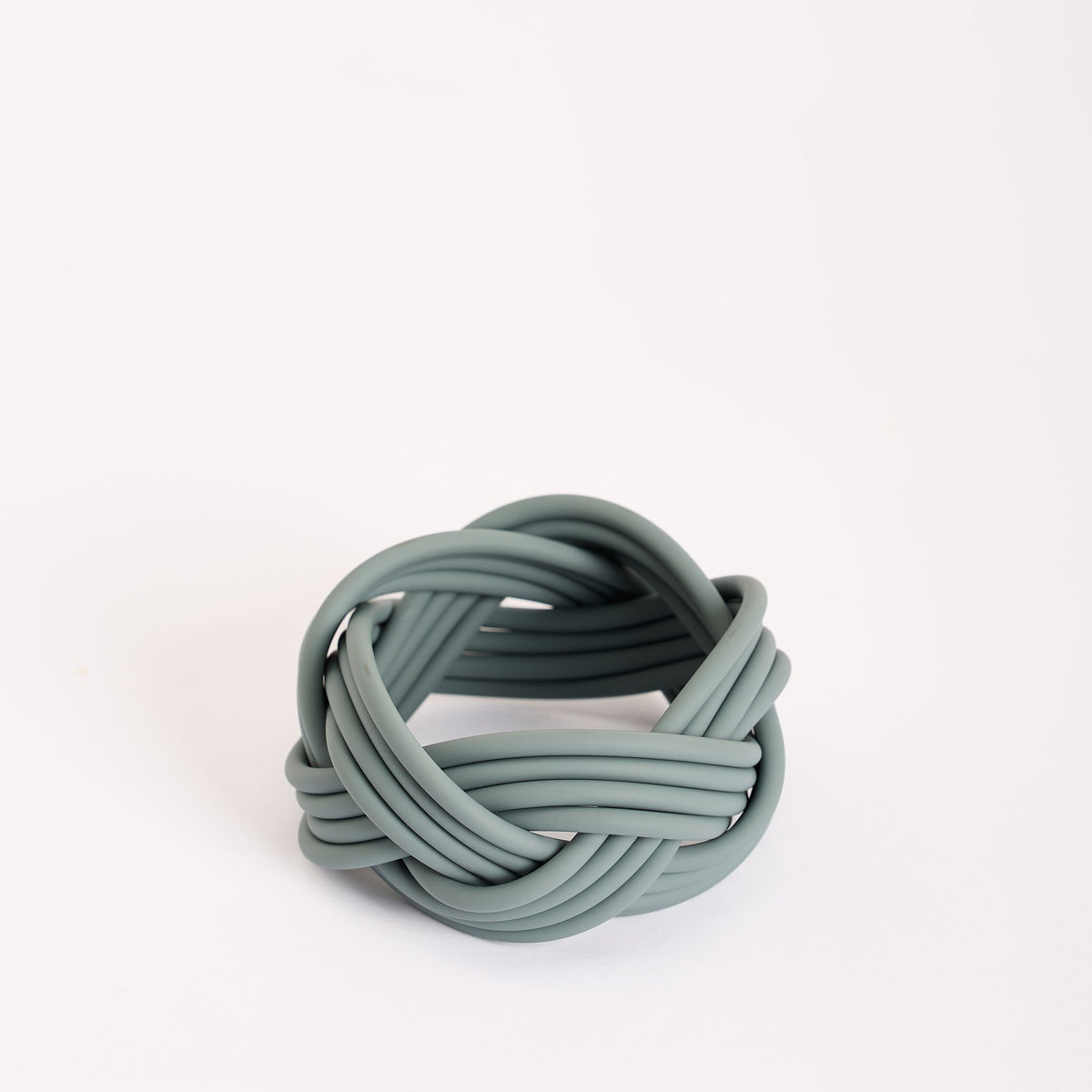 Bracciale Nodo Marino Rubber, titanio